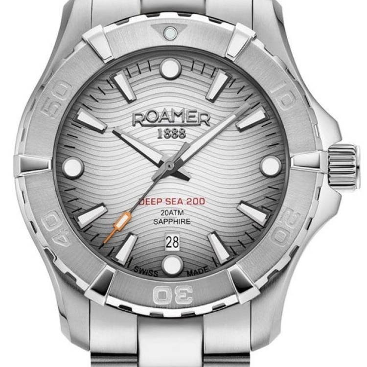 Roamer Watch Deep Sea 200 Silver - Silver