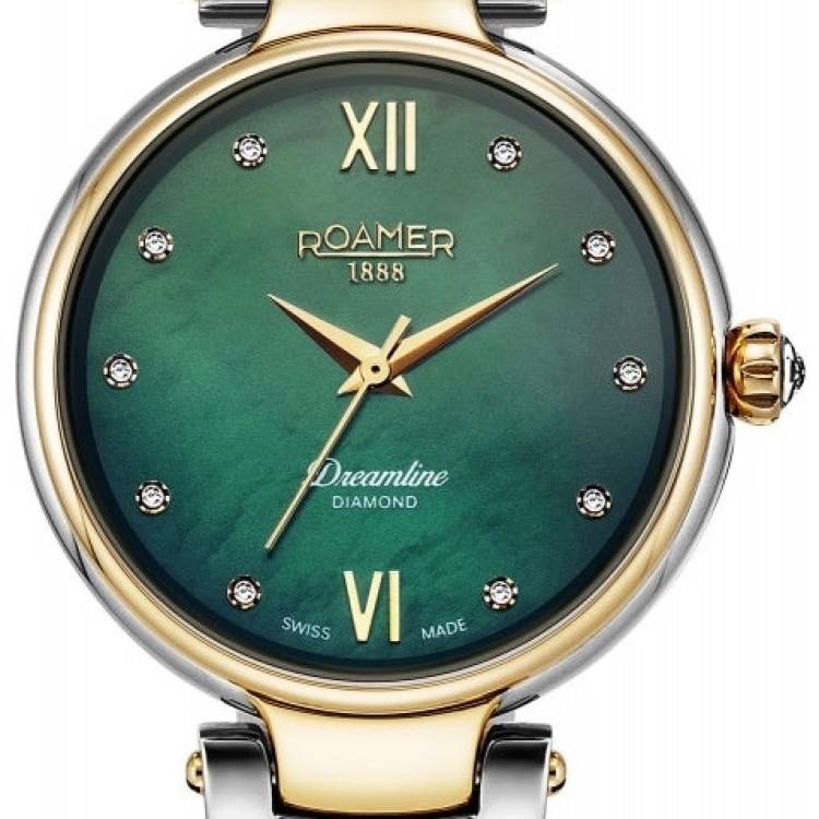 Roamer Watch Dreamline Green MOP Diamond
