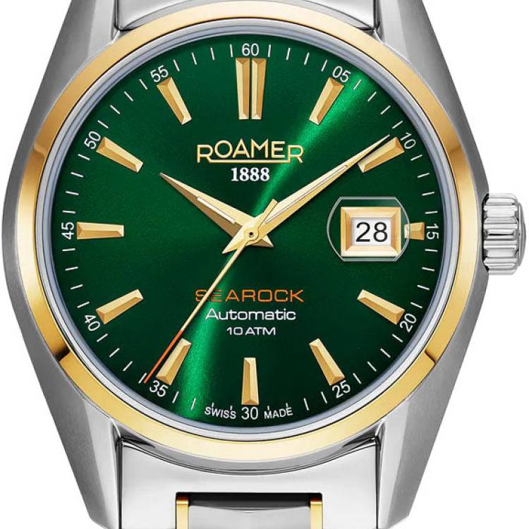 Roamer Watch Searock Automatic Green Sunray - Green