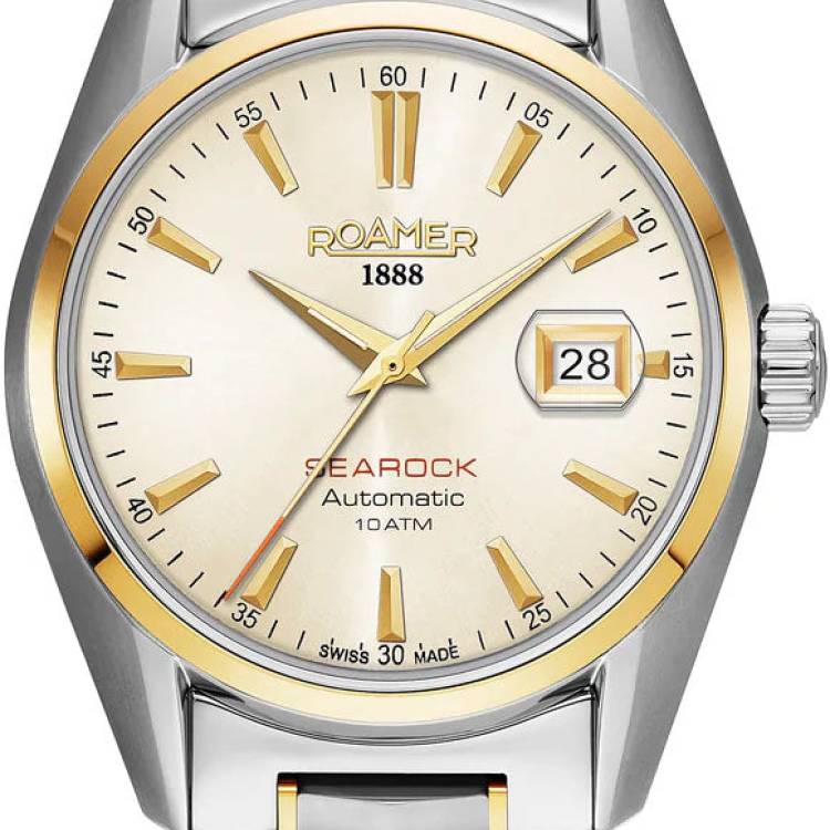 Roamer Watch Searock Automatic Champagne - White