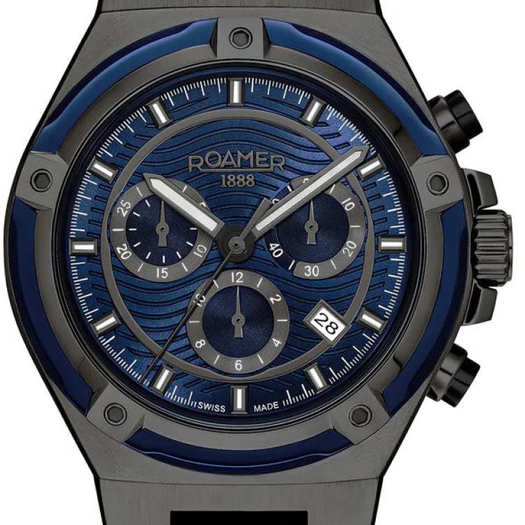 Roamer Watch Tempomaster Chrono Blue - Blue