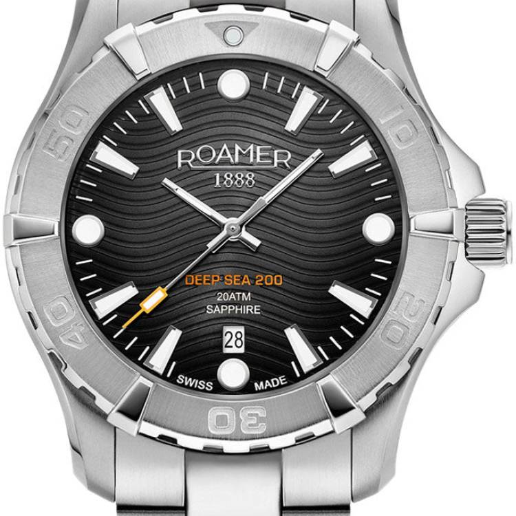 Roamer Watch Deep Sea 200 Black - Black