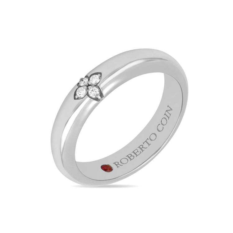 Roberto Coin Love in Verona 18ct White Gold Diamond Ring - 11-(51)