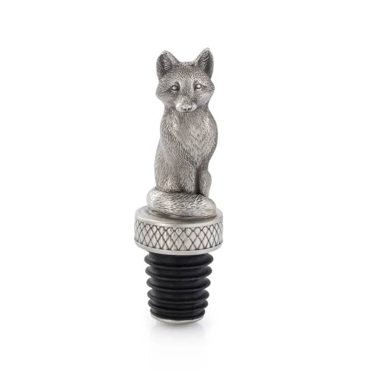 Royal Selangor Pewter Fox Bottle Stopper