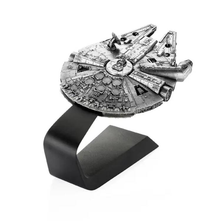 Royal Selangor Pewter Millennium Falcon Replica With Stand