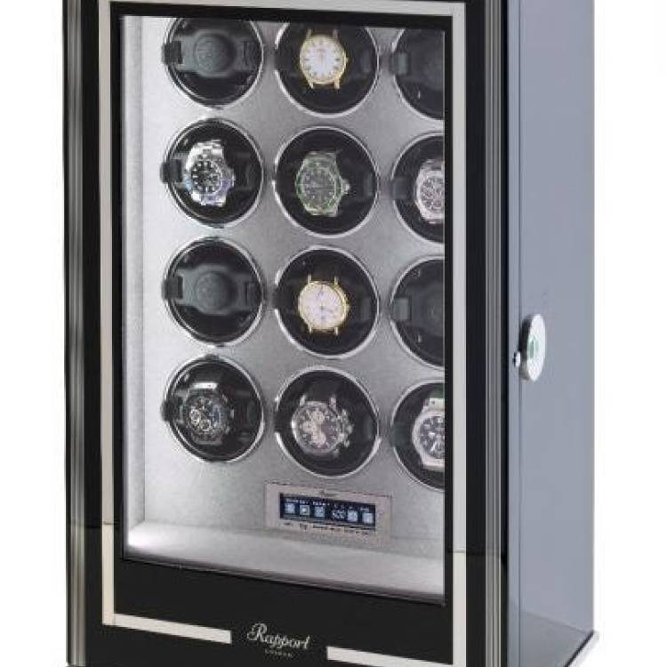 Rapport Watch Winder Paramount Twelve Ebony Touch Screen - Black