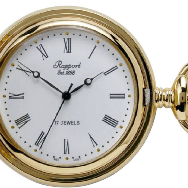 Rapport Pocket Watch Full Hunter 48mm - White