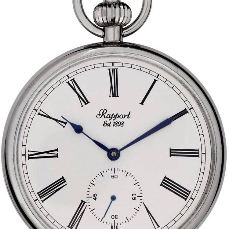 Rapport Pocket Watch Open Face 52mm - White