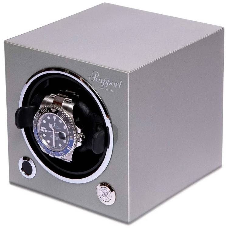 Rapport Watch Winder Evo Single Platinum Silver - Silver