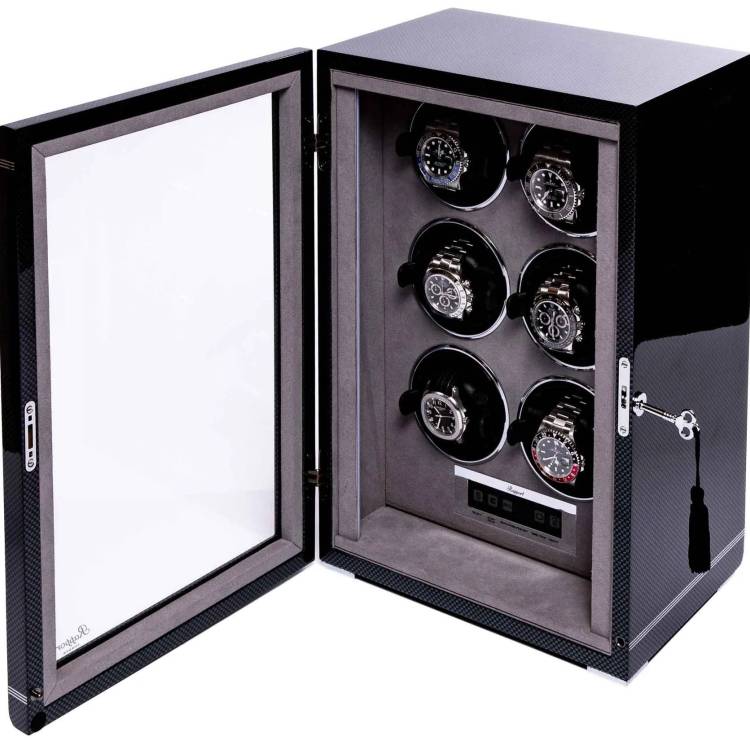 Rapport Watch Winder Formula 6 Carbon Fibre - Black