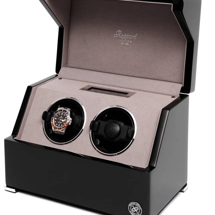 Rapport Watch Winder Perpetua III 2 Black - Black