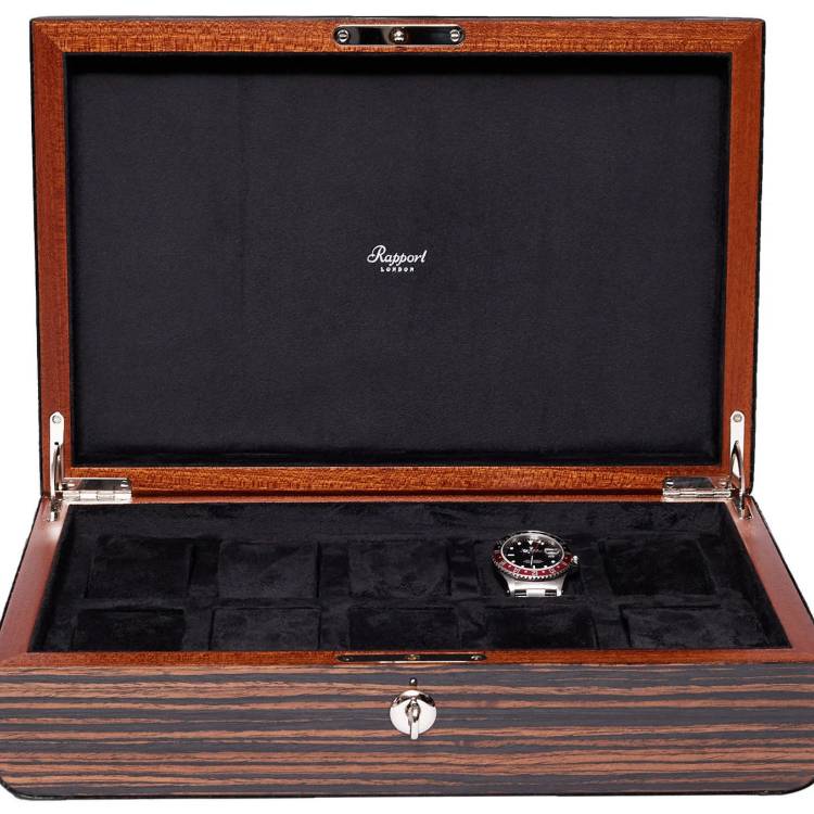 Rapport Watch Box Mayfair 10 Macassar Wood
