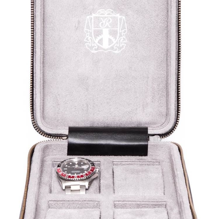 Rapport Watch Case Hyde Park 4 Black Zip