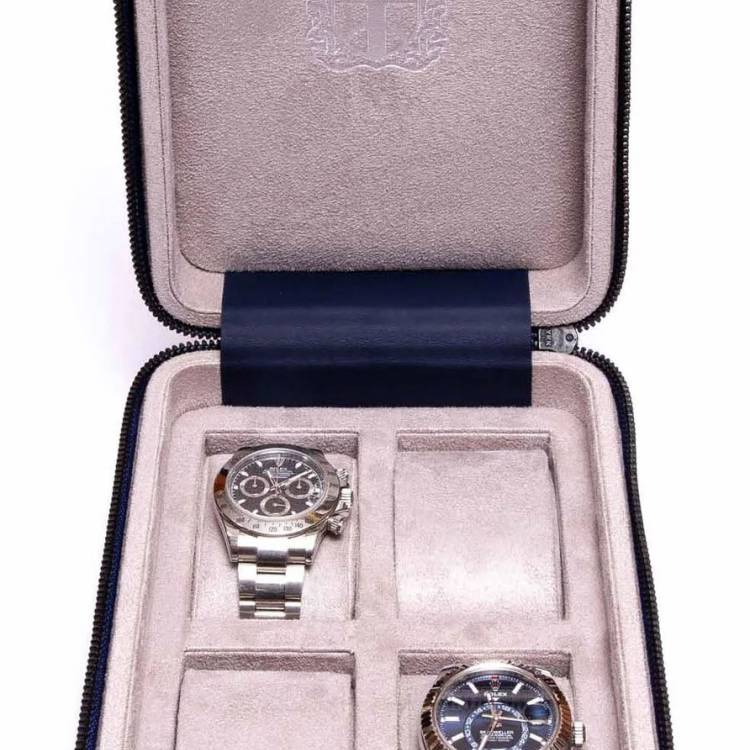 Rapport Watch Case Hyde Park 4 Blue Zip