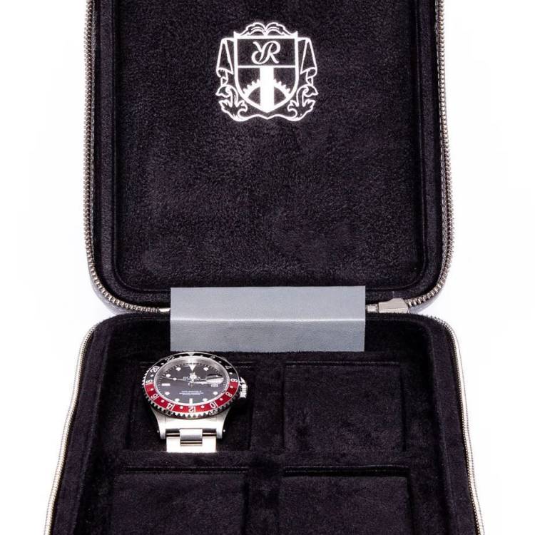 Rapport Watch Case Hyde Park 4 Grey Zip