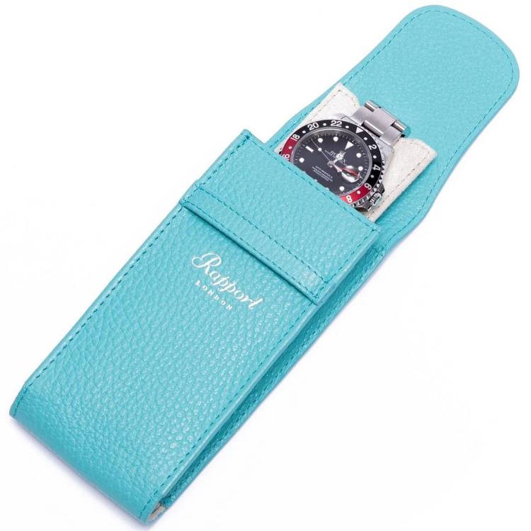Rapport Watch Pouch Portobello Leather Blue