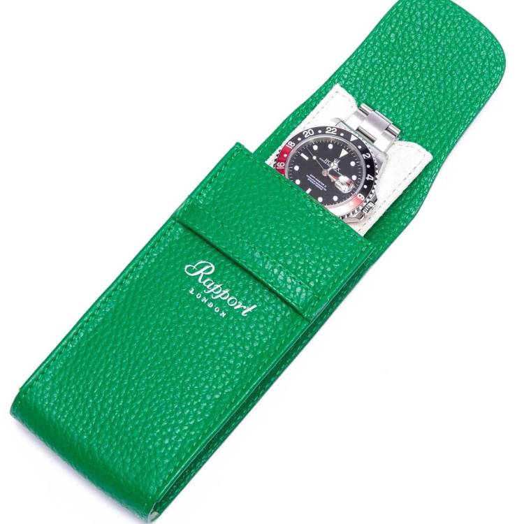 Rapport Watch Pouch Portobello Leather Green