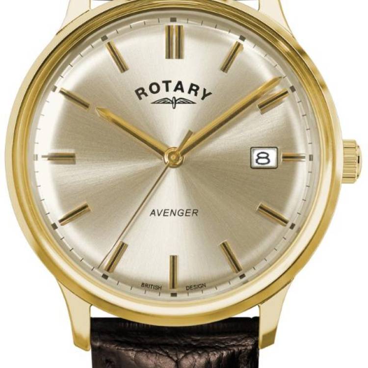 Rotary Watch Avenger Gold PVD Mens