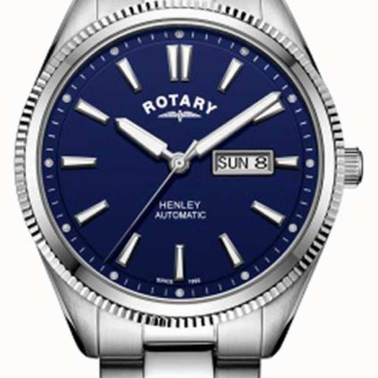 Rotary Watch Henley Serrated Bezel Mens