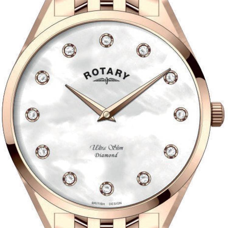 Rotary Watch Ultra Slim Diamond