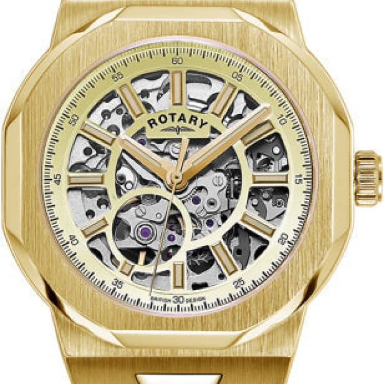 Rotary Watch Regent Skeleton Mens