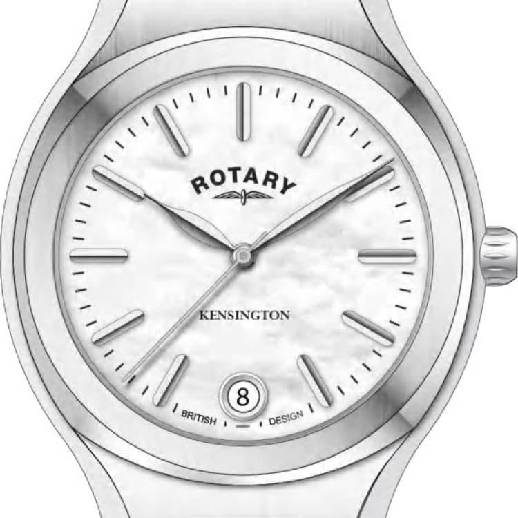 Rotary Watch Kensington Ladies - White