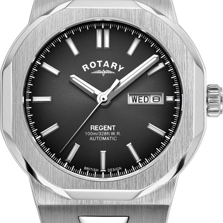 Rotary Watch Regent Mens - Black