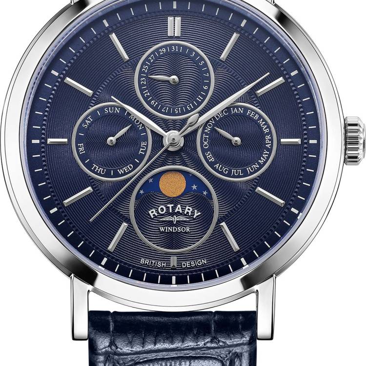 Rotary Watch Windsor Mens - Blue