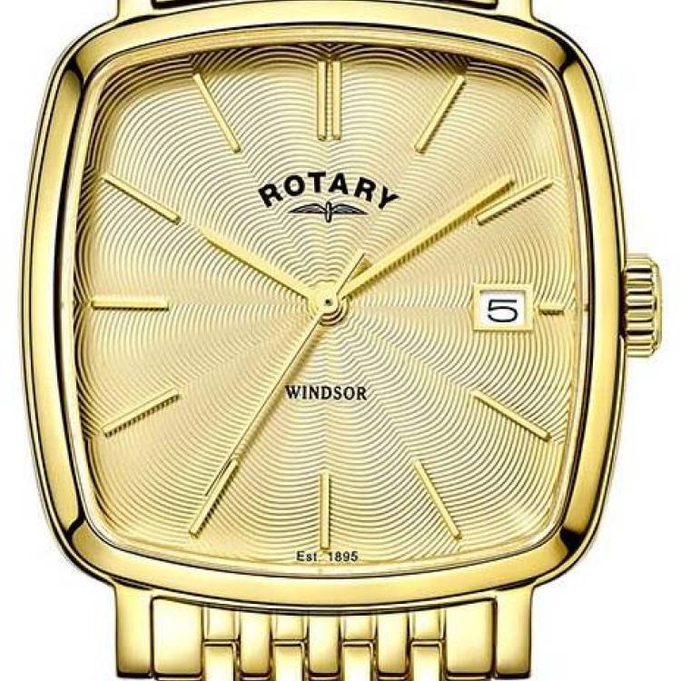 Rotary Watch Windsor Cushion Mens