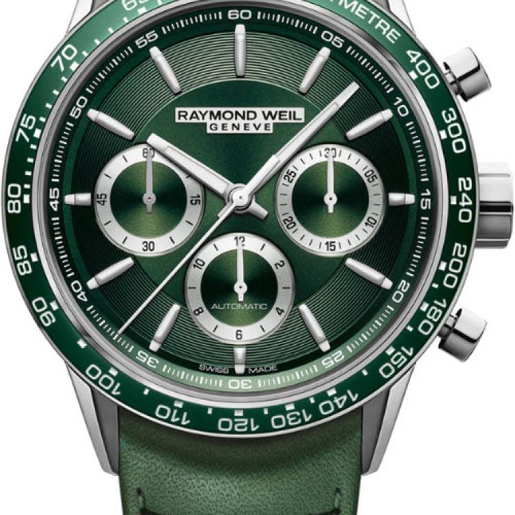 Raymond Weil Watch Freelancer Green Mens