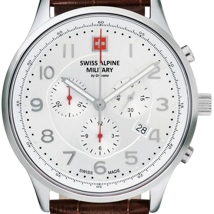Swiss Alpine Military Watch Skymaster Chronograph - White