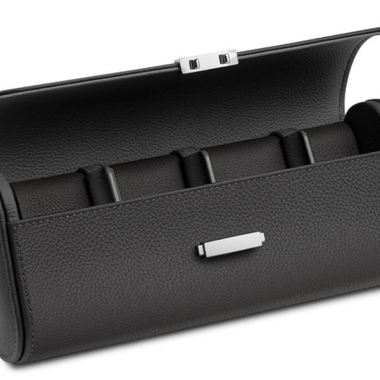 Scatola del Tempo Watch Case Viaggio Pochette Grey