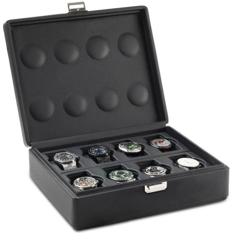 Scatola del Tempo Watch Case Valigetta 8 Black