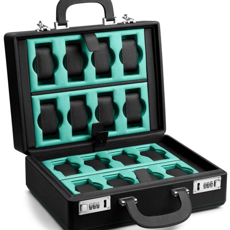 Scatola del Tempo Watch Case Valigetta 16 Black Blue Tiffany