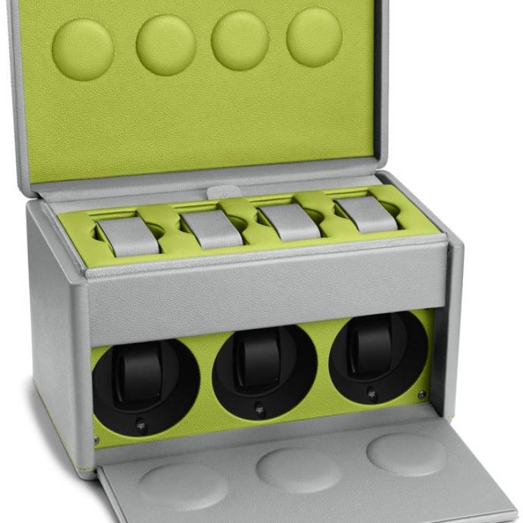 Scatola del Tempo Watch Winder 7RT Grey Green