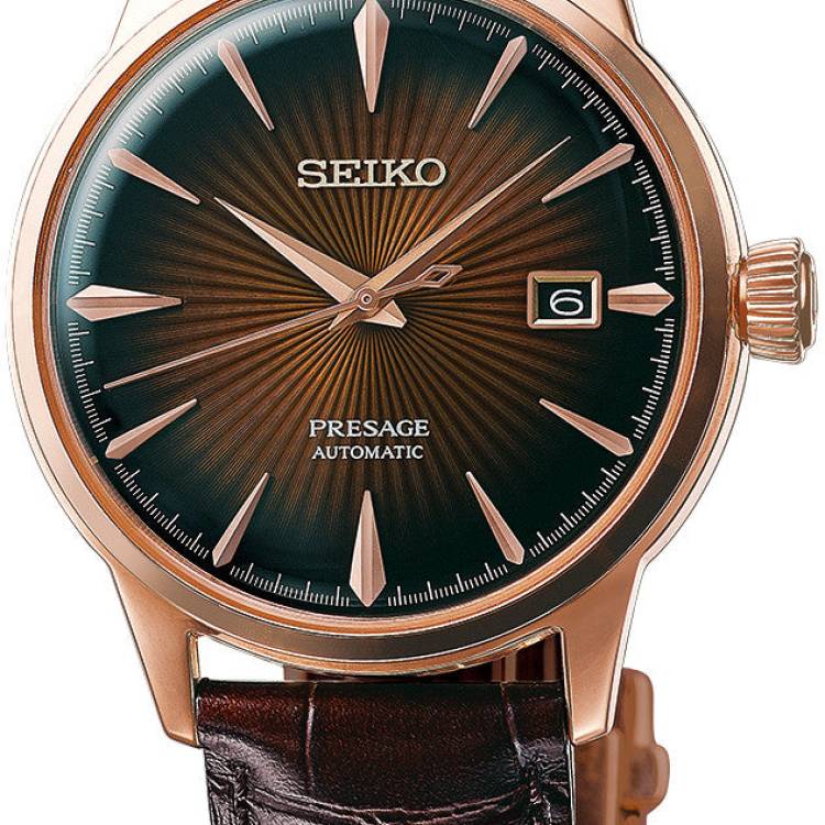 Seiko Presage Watch Cocktail Collection Manhattan - Black