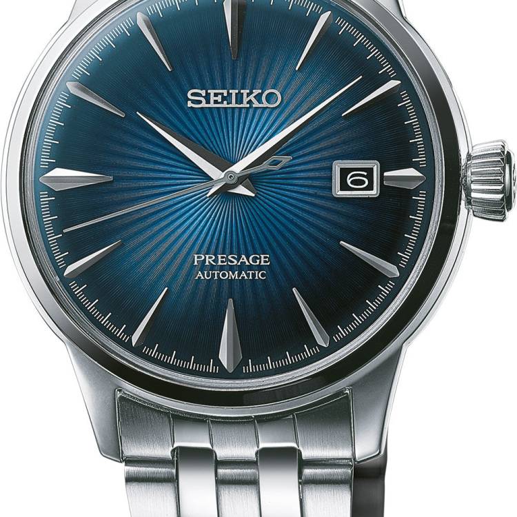 Seiko Presage Watch Cocktail Collection Blue Moon - Blue