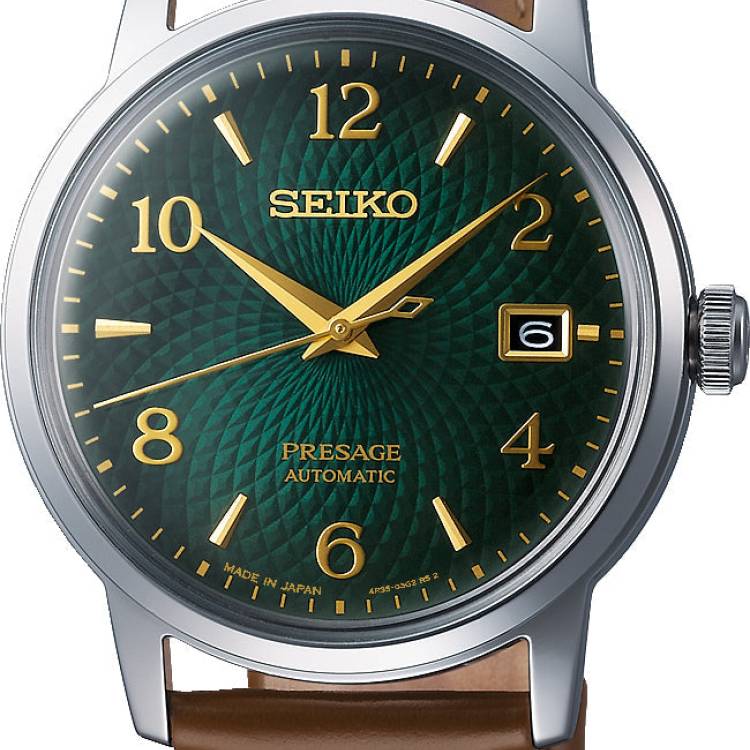 Seiko Presage Watch Cocktail Time Mojito - Green