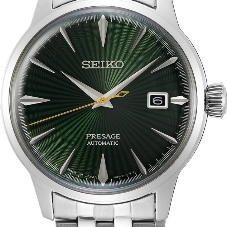 Seiko Presage Watch Cocktail Time Mockingbird - Green