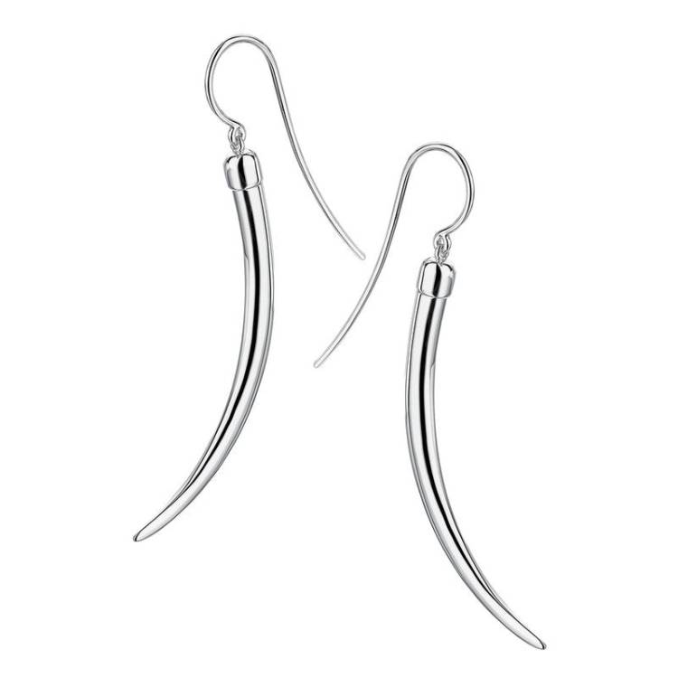 Shaun Leane No. 1 Sterling Silver Medium Drop Earrings - Silver