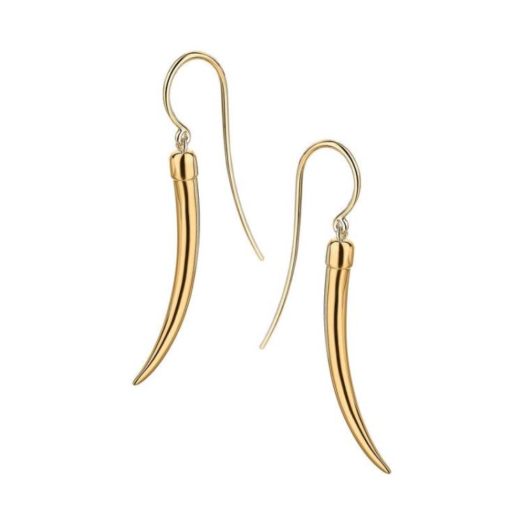 Shaun Leane No. 1 18ct Yellow Gold Plated Sterling Silver Small Drop Earrings - Gold