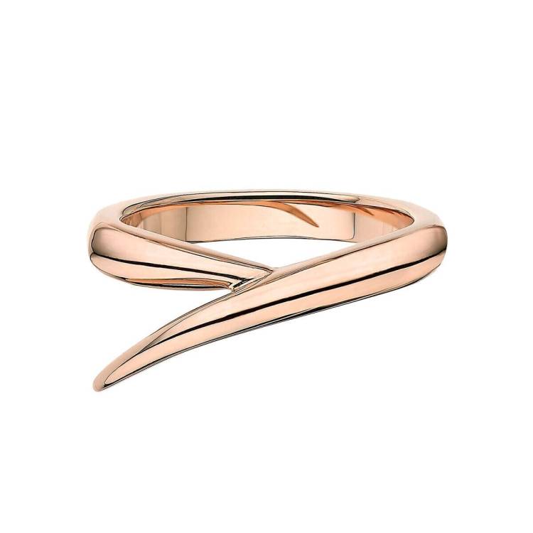 Shaun Leane Interlocking 18ct Rose Gold Single Ring - P