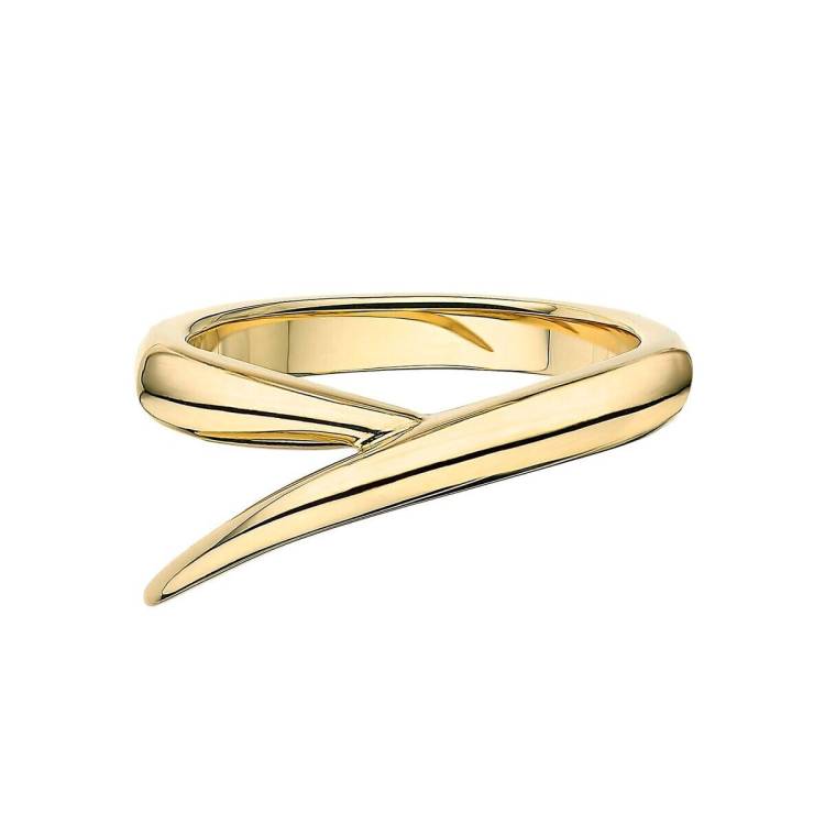 Shaun Leane Interlocking 18ct Yellow Gold Single Ring - N