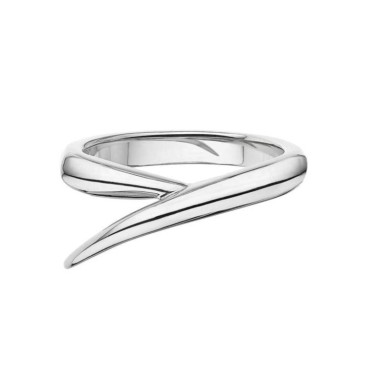 Shaun Leane Interlocking 18ct White Gold Single Ring - T