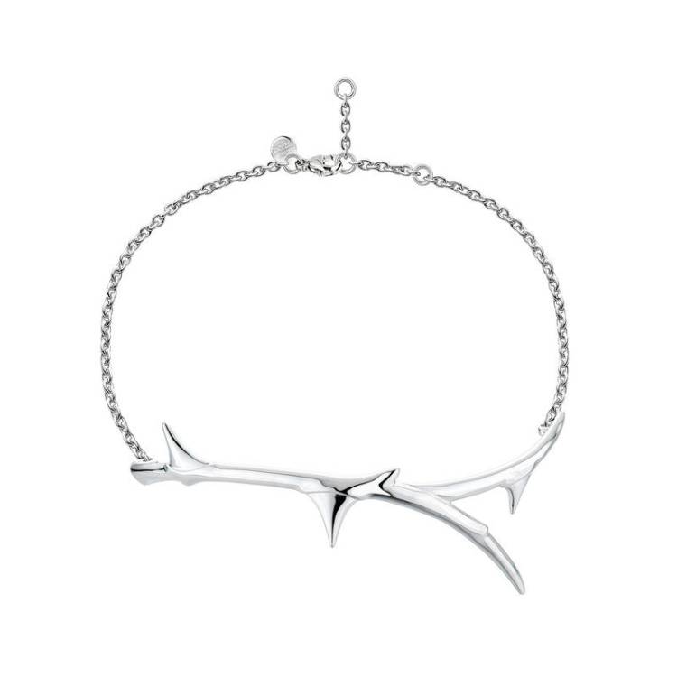 Shaun Leane Rose Thorn Sterling Silver Horizontal Bracelet - Silver