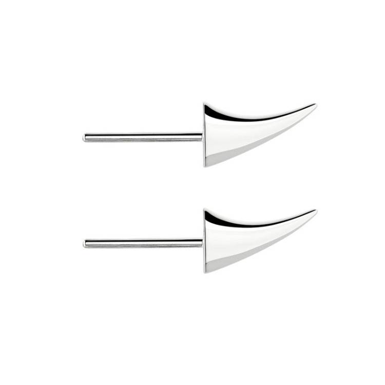 Shaun Leane Rose Thorn Swerve Sterling Silver Stud Earrings - Silver