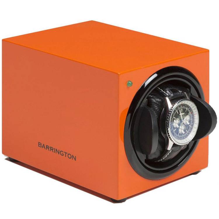 Barrington Watch Winder Single Burnt Amber - Amber
