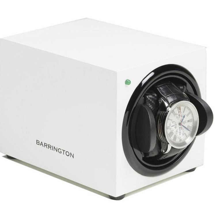 Barrington Watch Winder Single Glacier White - White