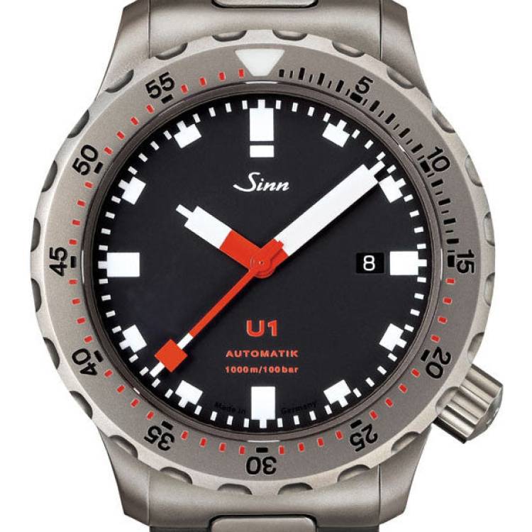 Sinn Watch U1 Bracelet - Black