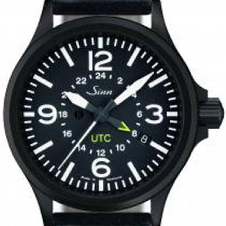 Sinn Watch 856 S UTC Leather - Black